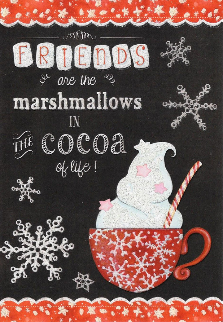 Friends are the Marshmallows in the Cocoa of Life Boxed Christmas Cards #73749