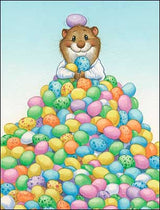 Mouse with Eggs Packaged Easter Cards