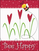 Bee Happy Valentine's Day Card Set-Front