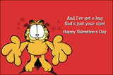 Garfield Valentine's Day Card Set-Inside