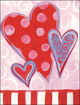 Hearts Valentine's Day Card Set-Front