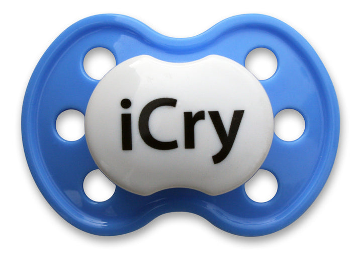 Lots to Say Baby Pacifier-ICRY-Blue