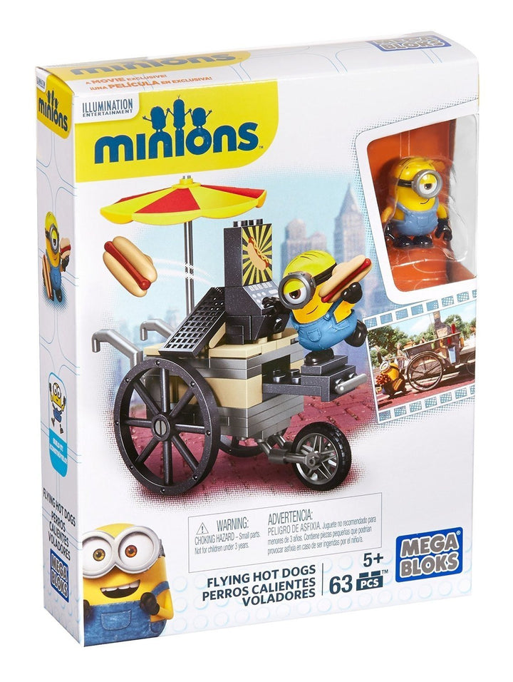 Mega Bloks Minions Flying Hot Dogs