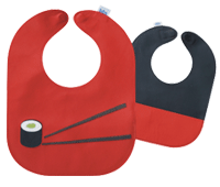 Mally Bibs Genuine Leather Baby Bib-sushi