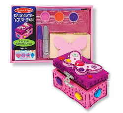 Melissa & Doug Decorate Your Own  Wooden Butterfly Chest