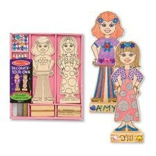Wooden Fashion Dolls