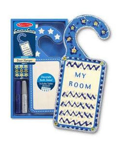 Decorate Your Own Door Hanger Blue