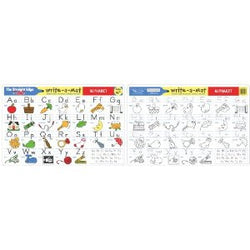 Alphabet Write  A Mat Single