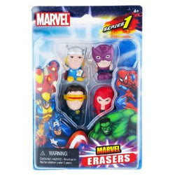 Marvel Figural Eraser 4 pc Pack Set D