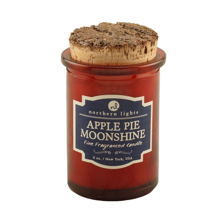 Northern Lights Candles: Spirits Jars-Apple Pie Moonshine