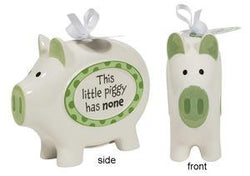 Skinny Piggy Bank- This Little Piggy Has None