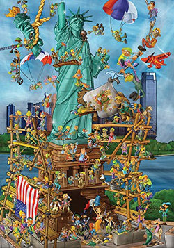 Status of Liberty 1000 pc Cartoon Puzzle