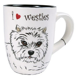 Dee Oh Gie West Highland white Terrier Dog Mug 4.25