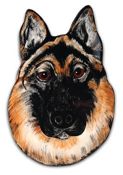 Rocky German Shepherd Dog Plate 11.5