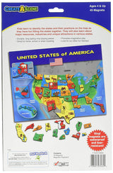 Create-A-Scene Magnetic Playset - USA Puzzles back