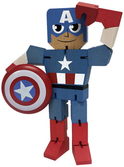 Marvel Captain America Wooden Warriors Doll 8