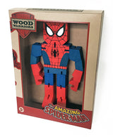 Marvel Spiderman Wooden Warriors Doll 8"