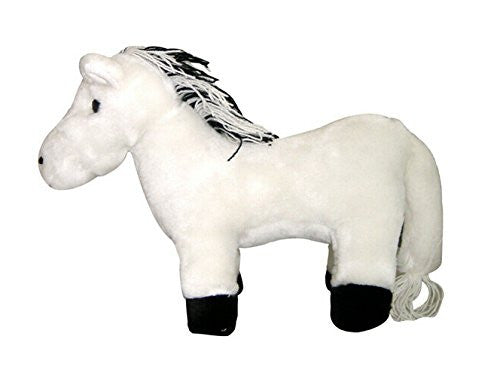 Large White Pony Dog Toy