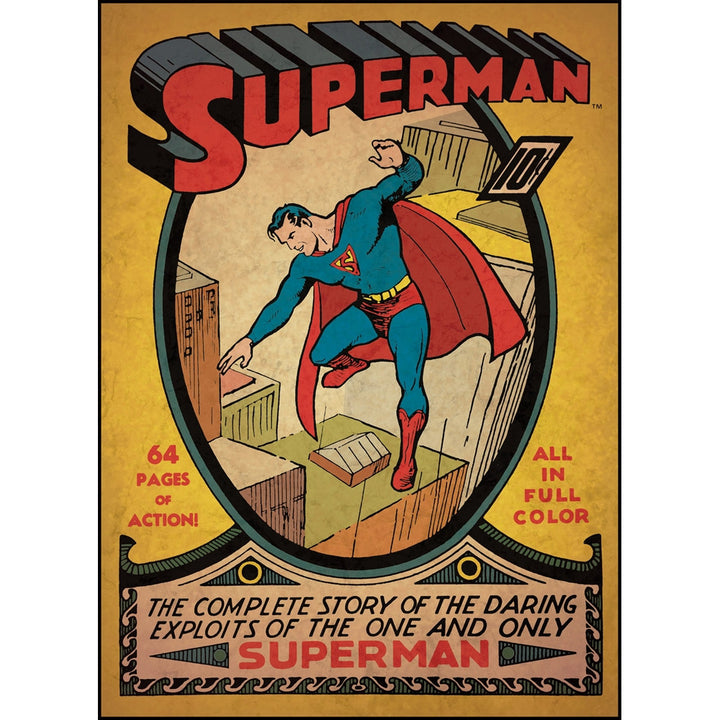Superman Issue #1 Comic Cover Giant Wall Decal