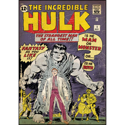 Incredible Hulk Issue #1 Comic Cover Giant Wall Decal