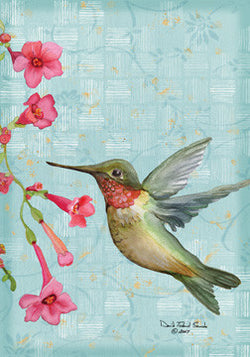 David T. Sands Estate Flag - Hummingbird