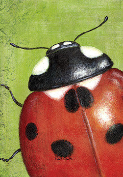 David T. Sands Garden Flag - Ladybug Large