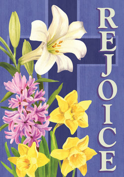 David T. Sands Easter Estate Flag- Rejoice Lilies