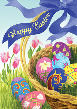 David T. Sands Easter Estate Flag- Easter Basket