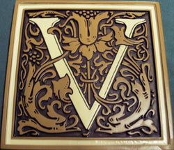 Magnetic Monogram Stepping Stone Plaque-V