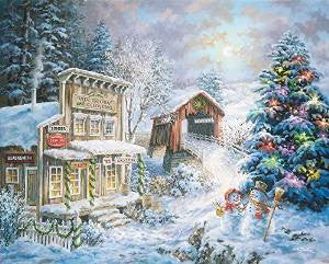 Country Christmas Store 1000 Piece Puzzle