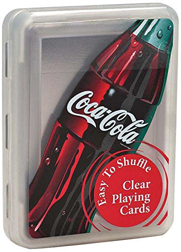 Coca-Cola Clear Playing Cards