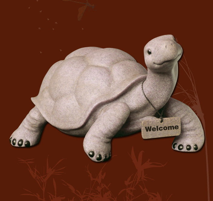 Tommy the Turtle Fountasia Resin Sculpture