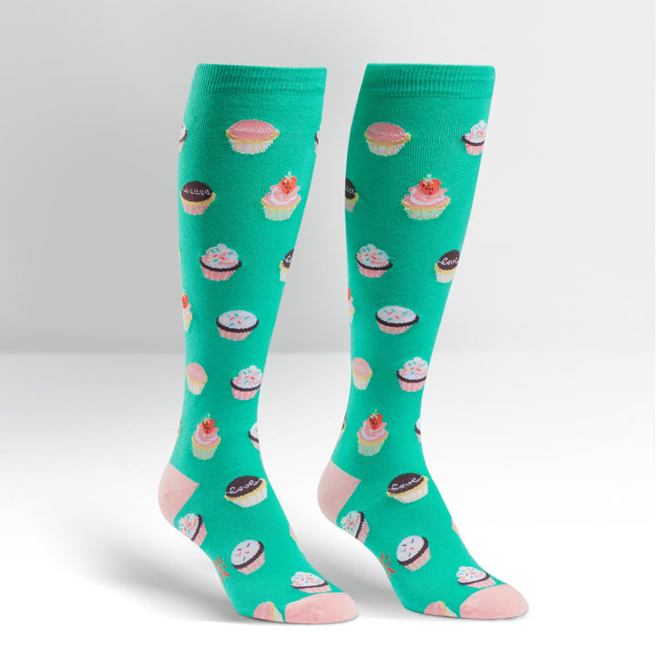 Let Them Eat Cupcakes Funky Knee High Socks