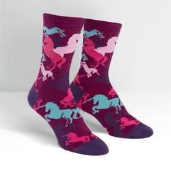 Mythical Unicorn Women's Crew Socks