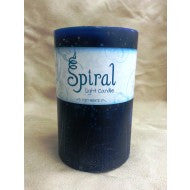 Spiral Light Candle: Winter Night 4 x 6