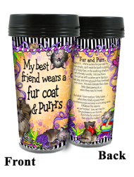 My Best Friend Cat Travel Tumbler Mug