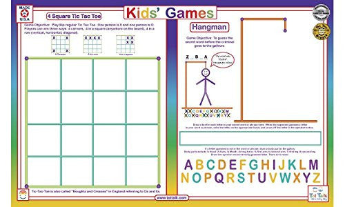 Kids Games Placemat