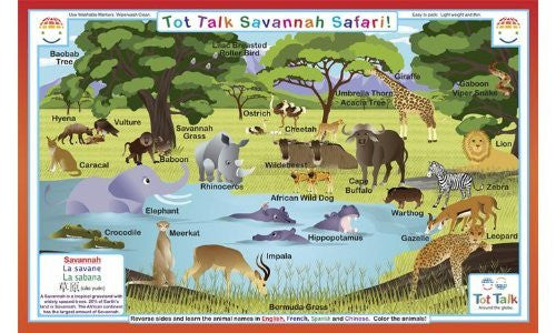 Savannah Safari Placemat