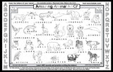 ABC Animals Placemat - Freedom Day Sales