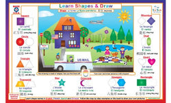 Learn Shapes & Draw Placemat