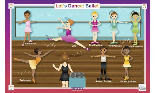 Let's Dance: Ballet Placemat