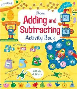 Usbourne Adding and Subtracting Activity Book Paperback