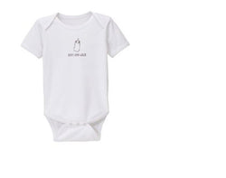 Just Add Milk Body Suit,  Long Sleeve, Blue,Large-6-12M