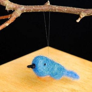 Bluebird Wool Needle Felting Craft Kit by WoolPets