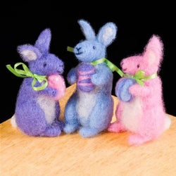 WoolPets Felting Spring Bunnies Kit