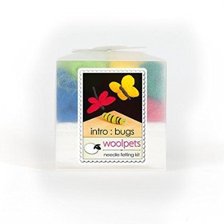 WoolPets Bugs Needle Felting starter kit with foam pad