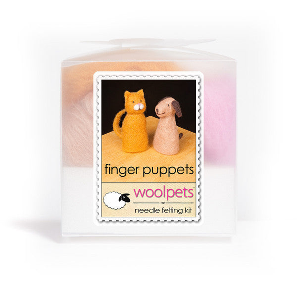 WoolPets Finger Puppets Needle Felting Kit