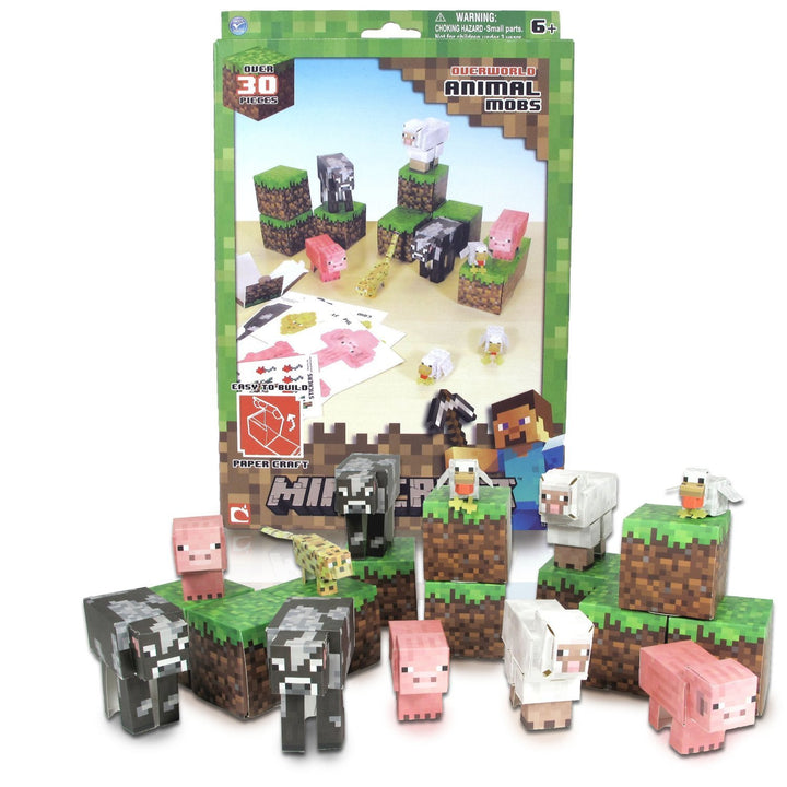 Minecraft Overworld Animal Mobs Papercraft