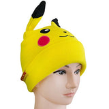 Pikachu with Ears Knit Hat and Gloves Set