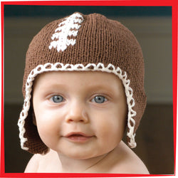 Football Hat Brown for 1-2 yrs